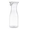 Tablecraft Carafe/Lid, 19 oz, Clear, Plastic Lid 10716 - alternate 1
