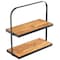 Tablecraft Stand, 17.3x8x18, Acacia/Metal 10718 - alternate 6