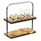 Tablecraft Stand, 17.3x8x18, Acacia/Metal 10718 - alternate 8