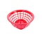 Tablecraft Oval Side Order Bskt, 8"X5.4"X2", Red, PK12 1071R - alternate 7