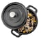 Tablecraft Cocotte with Lid, Cast Iron/SS Knob, 8 oz 10747 - alternate 6