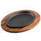 Tablecraft Acacia Wood Underliner for Oval Skillet 10764 - alternate 2