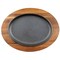 Tablecraft Acacia Wood Underliner for Oval Skillet 10764 - alternate 7