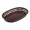 Tablecraft Chicago Platter Basket, Brown, PK12 1076BR - alternate 1