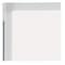 Mead Dry Erase Board, Melamine, 36 in, 48 in, Aluminum Frame, White, Gloss 85357N - alternate 5
