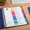 Avery Dennison Table of Contents Index 8-1/2 x 11", Assorted Colors, PK12 11141 - alternate 2