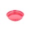 Tablecraft Texas, Platter Basket, Oval, Plstc, Red, PK12 1086R - alternate 7