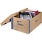 Smoothmove 24 in x 15 in x 10 in Moving Box, Kraft, Blue Printing, Kraft Corrugated Board, Double Wall, 32 ECT 0066001 - alternate 3