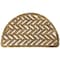 Rubber-Cal "Caspian Sea" Outdoor Half Round Scraper Doormat, 18 by 30-Inch 10-100-510 - alternate 1
