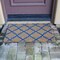 Rubber-Cal "Casablanca" Blue - Outdoor Coco Mats - 18" x 30" 10-102-029P - alternate 4