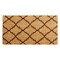 Rubber-Cal "Casablanca" Brown - Outdoor Coco Mats - 18" x 30" 10-102-029P - alternate 1