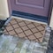 Rubber-Cal "Casablanca" Brown - Outdoor Coco Mats - 18" x 30" 10-102-029P - alternate 2