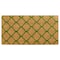 Rubber-Cal "The Moroccan" Green - Outdoor Coir Mats - 18" x 30" 10-102-032P - alternate 1