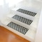 Rubber-Cal 6- Piece Stars Step Mat Rubber Stair Treads, 9.75 by 29.75-Inch, Black, PK6 10-104-000-6PK - alternate 1