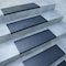 Rubber-Cal "Coin-Grip" Non-Slip Rubber Tread Stair Mats, Black, PK6 10-104-009-6PK - alternate 6