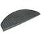 Rubber-Cal "Block-Grip" Non-Slip Rubber Tread Stair Mats, Black, PK6 10-104-011-6PK - alternate 1