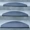 Rubber-Cal "Block-Grip" Non-Slip Rubber Tread Stair Mats, Black, PK6 10-104-011-6PK - alternate 4