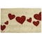 Rubber-Cal "Red Hearts" Coir Entrance Mat, 18 x 30-Inch 10-106-004 - alternate 1