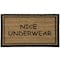 Rubber-Cal "Nice Underwear" Funny Doormat Coco Fiber Mat, 18 x 30-Inch 10-106-016 - alternate 1