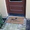 Rubber-Cal Doormat, 0.59 in Thick, Brown, 2 ft W x 3 ft L 10-106-065 - alternate 3