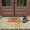 Rubber-Cal Doormat, 0.59 in Thick, Brown, 2 ft W x 3 ft L 10-108-001 - alternate 4