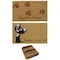 Rubber-Cal "Cat Lovers Doormat Kit" - 2 Kitty Coco Doormats & 1 Boot Scraper, PK3 10-108-007 - alternate 1