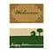 Rubber-Cal "All Weather Doormats" - 2 Coir Shoe Scraper Mats - 18" x 30", PK2 10-108-023 - alternate 1