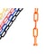 Us Weight 10 ft L Plastic Chain, 2 in Links, Orange, SunShield U2310ORG - alternate 1