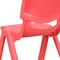 Flash Furniture Red Plastic Stackable School Chair with 10.5" Seat Height, PK10 10-YU-YCX-003-RED-GG - alternate 9