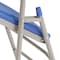 National Public Seating Folding Chair, Plastic, Blue/Gray, PK4 1105 - alternate 5