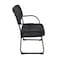 Regency Guest Chair, Series Crusoe Leather Black 1106BK - alternate 3