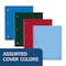 Winnable Case of 2 Subject Notebooks, 2 Pockets, 11"x9", 100 sht, Wirebound, Asstd. Covers, College Ruled, PK24 11085cs - alternate 7
