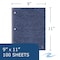 Roaring Spring Case of Stasher Notebooks, 11"x9", 100 sht, 1 Subject, Assorted covers, College Ruled W/Margin, PK24 11098cs - alternate 4