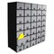 Storex Archive Storage Box, Plastic, Black, 11 3/8 in H, 15 1/8 in W 61106U01C - alternate 3