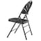 National Public Seating Folding Chair, Plastic, Black, PK4 1110 - alternate 3