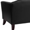 Flash Furniture Hercules Imperial Chair, Black Back, 33-1/2 in W 31" L 29" H, Sloping, Leather Seat 111-1-BK-GG - alternate 7