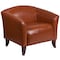 Flash Furniture Hercules Imperial Chair, 33-1/2 in W 31" L 29" H, Sloping, Leather Seat 111-1-CG-GG - alternate 9