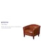 Flash Furniture Hercules Imperial Chair, 33-1/2 in W 31" L 29" H, Sloping, Leather Seat 111-1-CG-GG - alternate 5