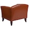 Flash Furniture Hercules Imperial Chair, 33-1/2 in W 31" L 29" H, Sloping, Leather Seat 111-1-CG-GG - alternate 4