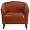 Flash Furniture Hercules Imperial Chair, 33-1/2 in W 31" L 29" H, Sloping, Leather Seat 111-1-CG-GG - alternate 7