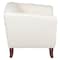 Flash Furniture Hercules Imperial Chair, 33-1/2 in W 31" L 29" H, Sloping, Leather Seat 111-1-WH-GG - alternate 3