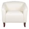 Flash Furniture Hercules Imperial Chair, 33-1/2 in W 31" L 29" H, Sloping, Leather Seat 111-1-WH-GG - alternate 4