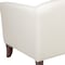 Flash Furniture Hercules Imperial Chair, 33-1/2 in W 31" L 29" H, Sloping, Leather Seat 111-1-WH-GG - alternate 6