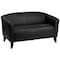 Flash Furniture Loveseat, 29" x 29", Upholstery Color: Black 111-2-BK-GG - alternate 2
