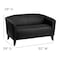 Flash Furniture Loveseat, 29" x 29", Upholstery Color: Black 111-2-BK-GG - alternate 5