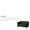 Flash Furniture Loveseat, 29" x 29", Upholstery Color: Black 111-2-BK-GG - alternate 6