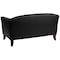 Flash Furniture Loveseat, 29" x 29", Upholstery Color: Black 111-2-BK-GG - alternate 4