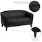 Flash Furniture Loveseat, 29" x 29", Upholstery Color: Black 111-2-BK-GG - alternate 8