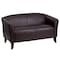 Flash Furniture Loveseat, 29" x 29", Upholstery Color: Brown 111-2-BN-GG - alternate 3