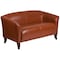 Flash Furniture Cognac Leather Loveseat, 29" x 29" 111-2-CG-GG - alternate 7